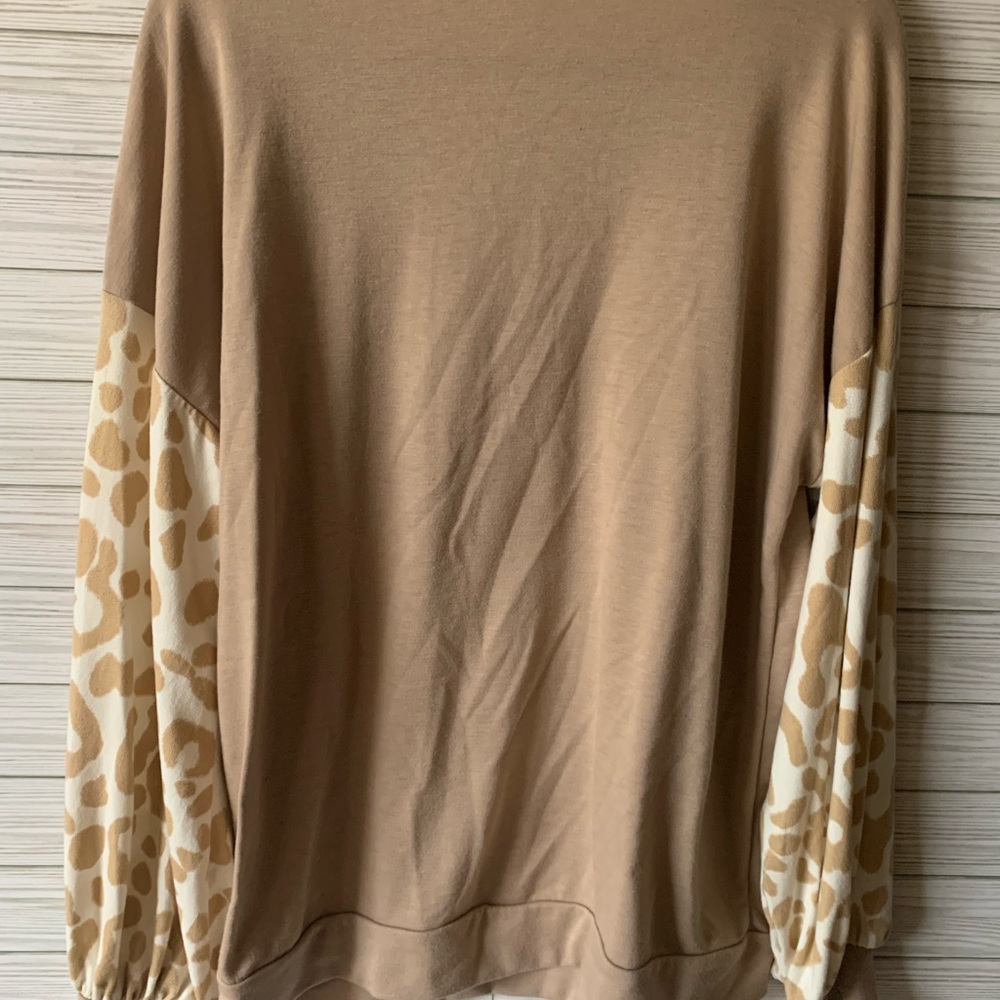 Bibi Cross Cross Pattern Across Chest Leopard Pri… - image 3